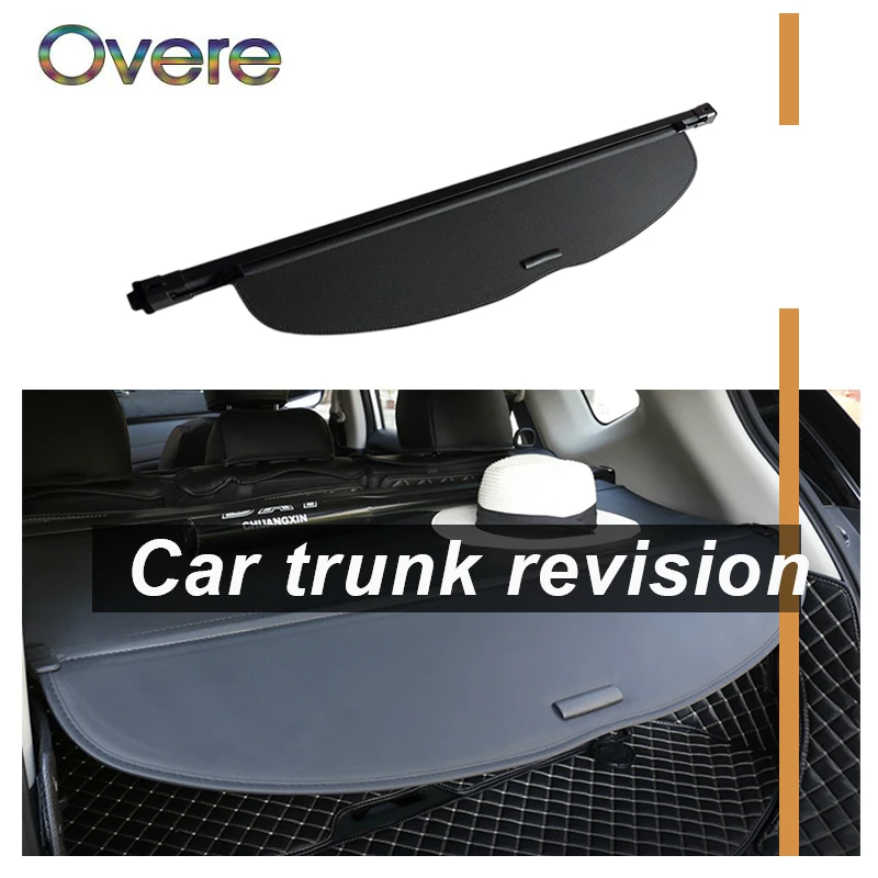 

OVERE 1Set Car Rear Trunk Cargo Cover For Nissan X-Trail Rogue SV 2014 2015 2016 2017 Security Shield Shade Auto accessories