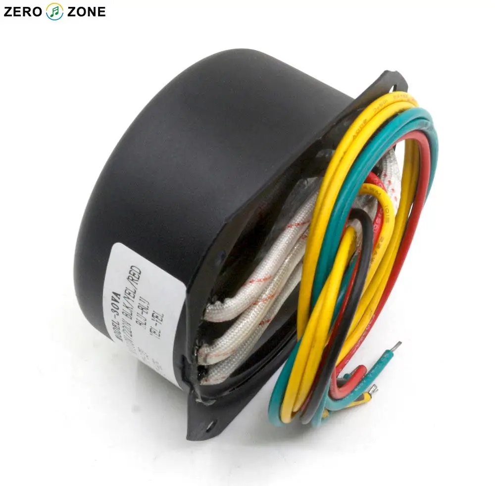 GZLOZONE 30W Toroid Seal Transformer For Tube Preamp 0-110V-220V To 0-60V 0.3A 0-12V 1A