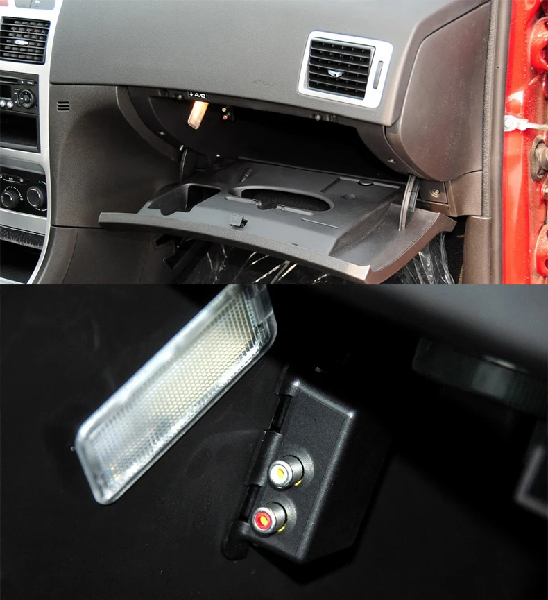 glove box luggage trunk lamp light for Peugeot 1007 04-09 206 207 306 307 308 3008 406 407 5008 607 806 807 RCZ Expert3
