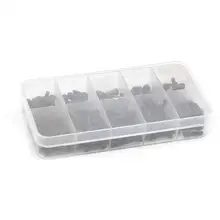 300pcs Black Hex Bolts and Nuts Set #4