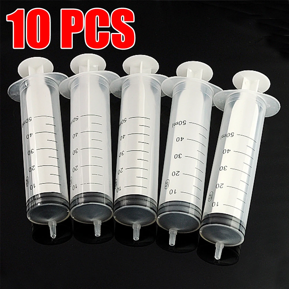 

1ml,2.5ml,3ml,5ml,10ml,20ml,30ml,50ml Plastic Syringe Tube Plastic Syringe For Hydroponics Lab Medical Tool Nutrient Measuring