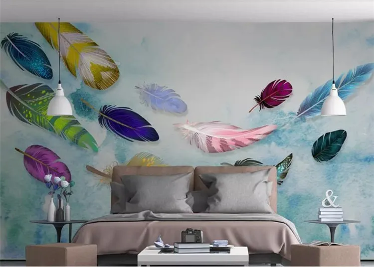 

wallpaper for walls 3 dSimple color hand drawn feather pattern wall mural background wall wallpaper for walls in rolls