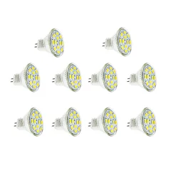 10 개/몫 Led 전구 MR11 GU4 12V 따뜻한/차가운 흰색 2W/4W/6W 스포트 라이트 전구 천장 조명/창 디스플레이