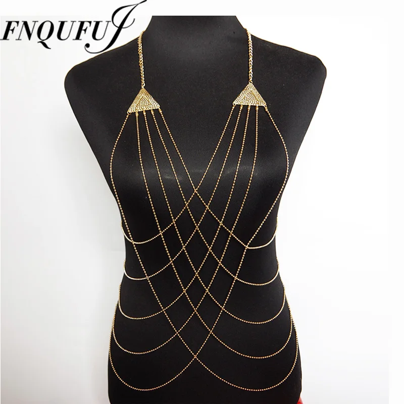 Geometric Chain Necklace Multilayer Necklaces&Pendants Female Metal necklace Women Necklace collier bijoux