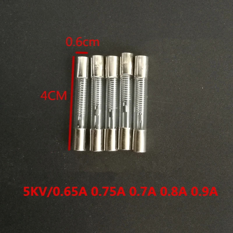 20PCS 5KV 0.75A 0.65A 0.7A 0.8A 0.9A 650mA 750mA 700mA 800mA 900mA Microwave Oven High Voltage Fuse