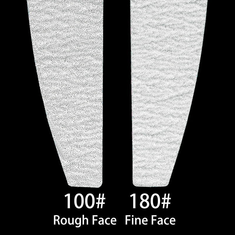 Professional Nail File 100/180 Double Sided Sandpaper Strong Thick Nail Files Half Moon Sanding UV Gel Polish Manicure Tools