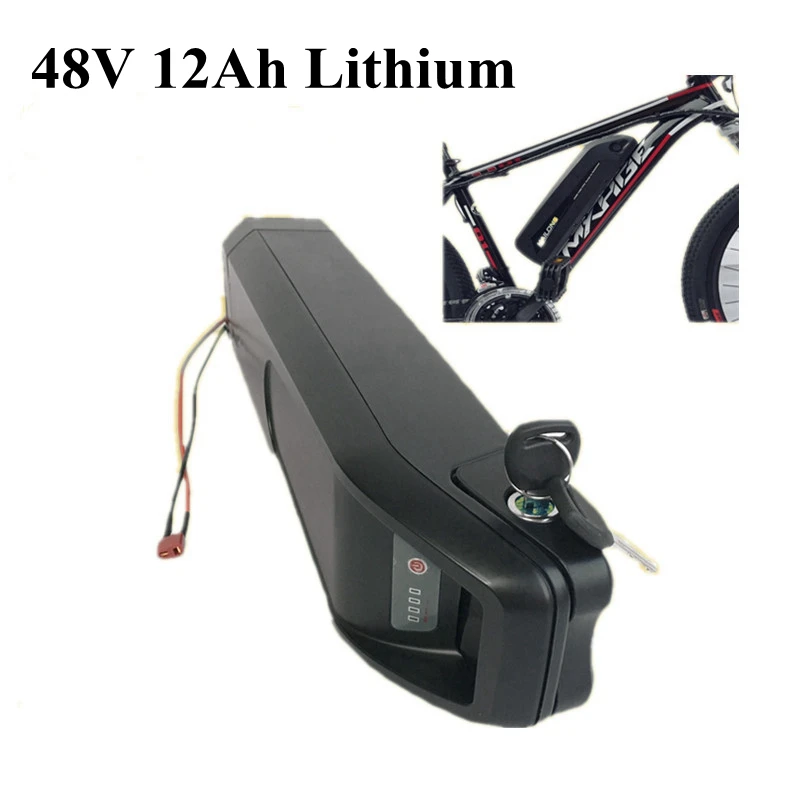 Bateria de íon de lítio 48V 12ah Hailong Ebike Bateria para Bafang BBS02 750W BBS03 BBSHD 48V 1000W