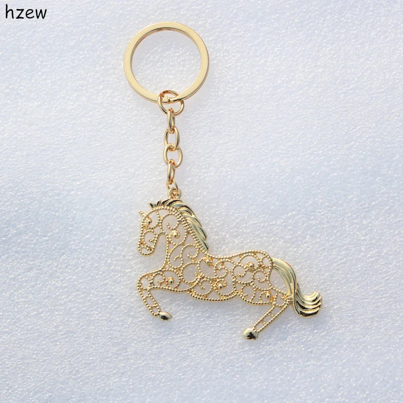 hzew run horse keychain  big 7cm*4.5cm cute horse Horse key chains