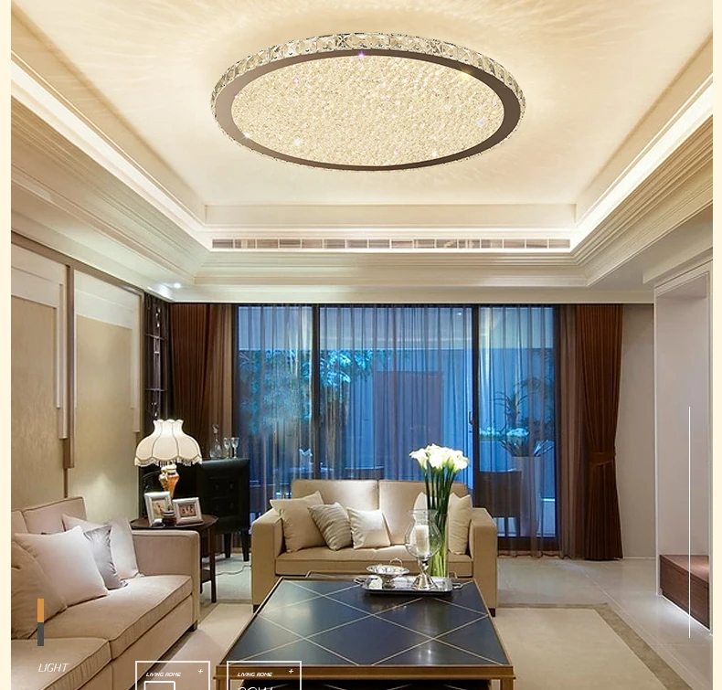 Crystal Chandelier Modern K9 Chandeliers Ceiling Plafon Lamp Light Fixtures Living room Bedroom Dining Home Lighting