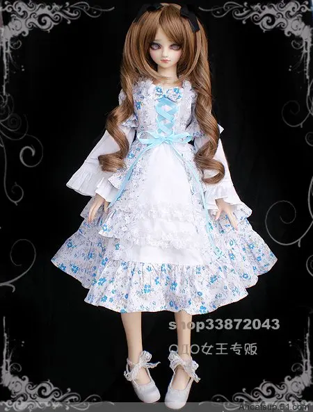 1/4 1/3 scale BJD Floral dress for BJD/SD clothing doll accessories,Not included doll,shoes,wig,and other accessories 18D1292