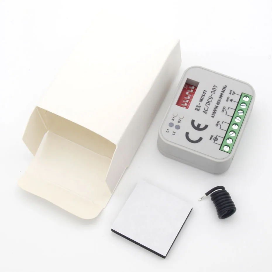 Ricevitore telecomando per Garage universale per cancello RX MULTI 300-900MHz 315MHz 433MHz 868MHz 433,92MHz 838,3MHz ricevitore AC DC 9-30V