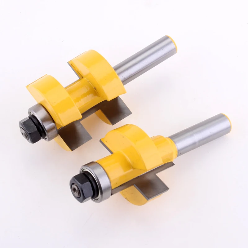 Imagem -05 - Chwjw-conjunto de Brocas para Montagem de Router Peças Haste Grande Língua e Ranhura Ferramenta de Corte de Madeira 42 mm