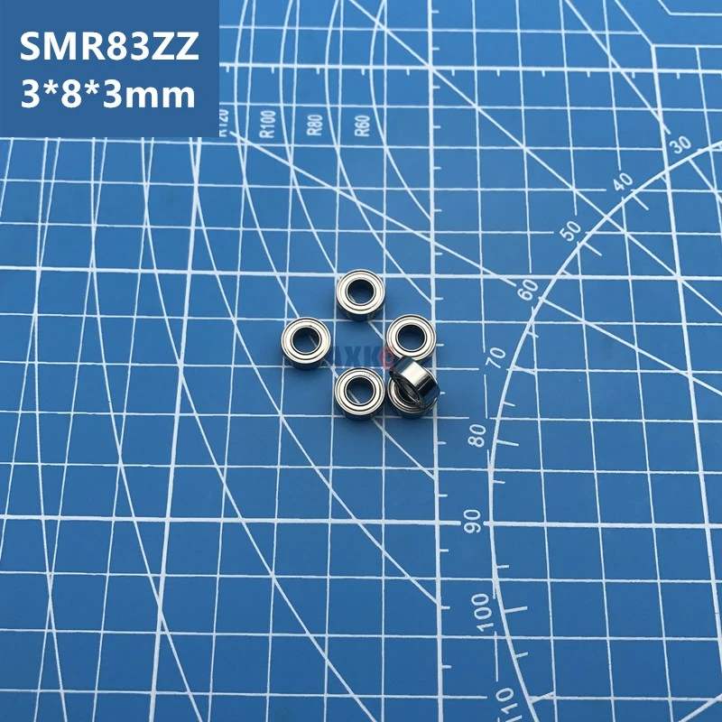 10pcs SMR83ZZ Stainless Steel Model Bearing 3*8*3mm High Quality Factory Direct Sale R-830 SMR83Z