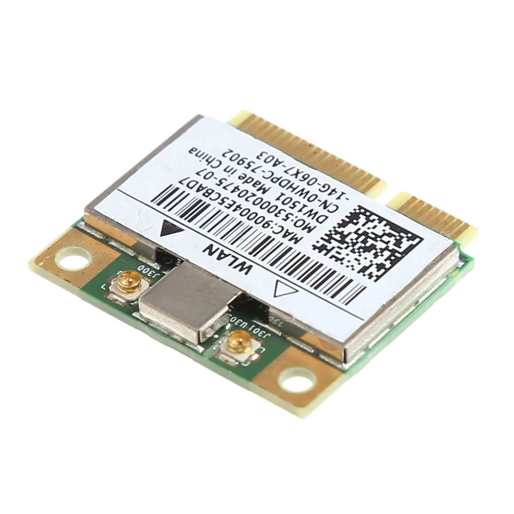 بطاقة Mini PCI-E wi-fi لاسلكية 150 متر لجهاز Dell DW1501 0K5Y6D Broadcom BCM94313HMG2L ، جديد