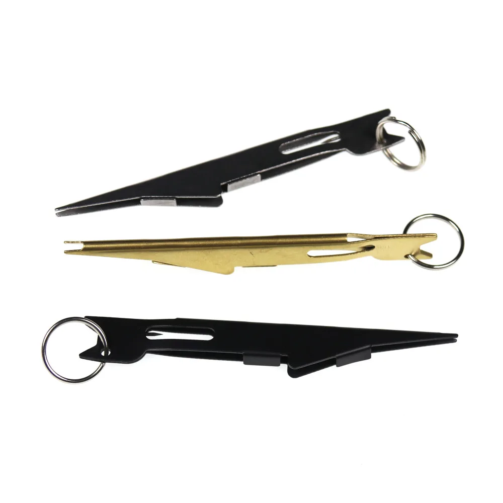 Bimoo Fly Fishing Nail Knot Tyer, gancho de pesca, ferramenta com extrator, líder e ferramenta Link principal