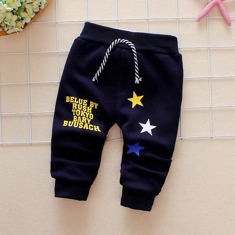 2017 new baby pants autumn & winter plus velvet warm Cute 0-3 year baby boy girls pants