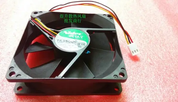 Nidec TA350DC E34404-33G1 DC12V 0.21A 90*90*25MM 3 wire chassis power supply ultra quiet fan