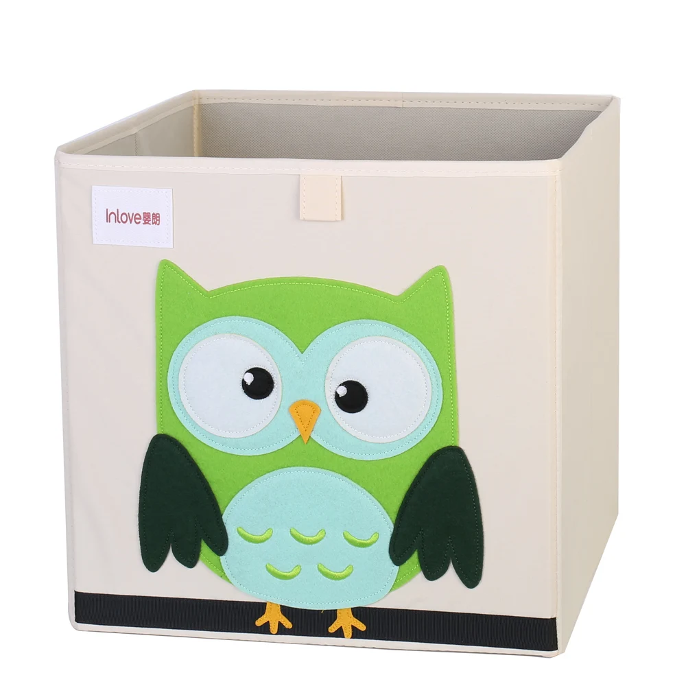 Cartoon Animal Storage Cube Bin 6