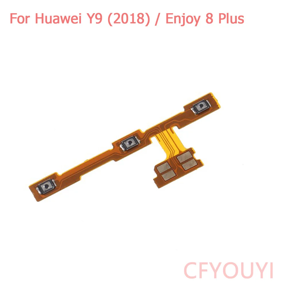 

New Power On/Off and Volume Buttons Flex Cable For Huawei Y9 (2018) Replacement Parts