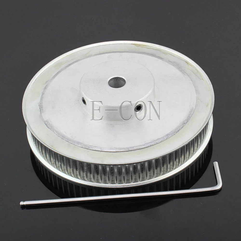 

1pcs HTD5M Timing Pulley 80teeth Synchronization Alumium Bore 8mm/10mm/12mm/12.7mm/14mm/15mm/17mm/20mm Teeth Width 16mm