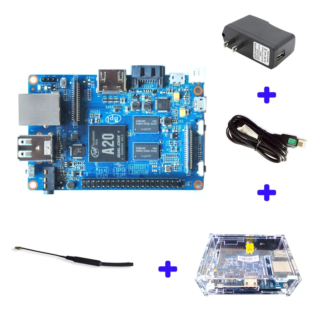 

Original Banana Pi BPI M1 Plus A20 Dual Core 1GB RAM development board single board computer(SBC) Raspberry pi