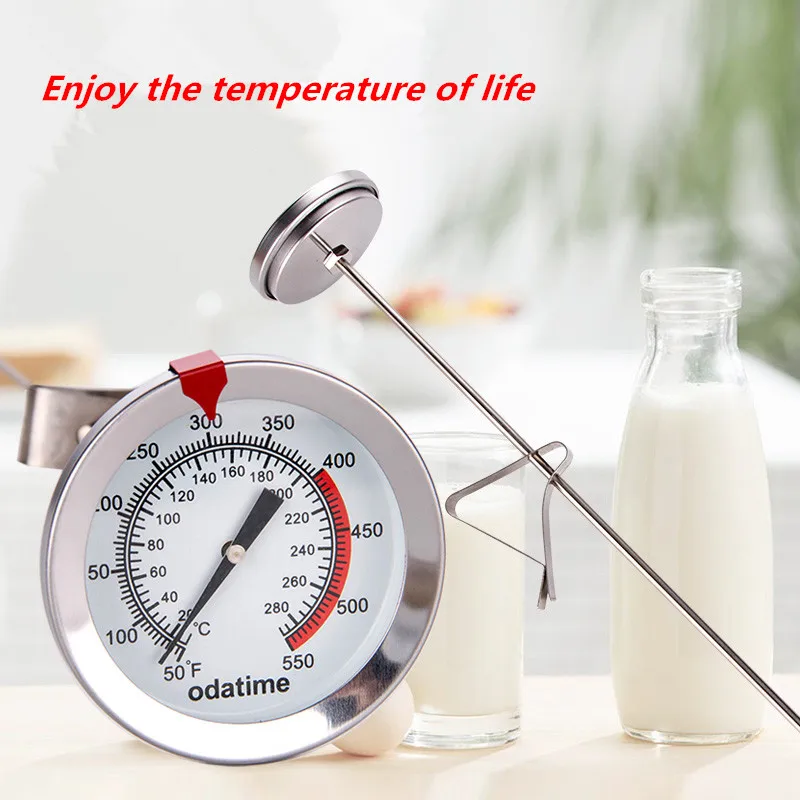 Odatime Food Grade Stainless Steel Meat Thermometer BBQ Cooking Baking Food Probe Kitchen Fast Reation Temperature Instruments