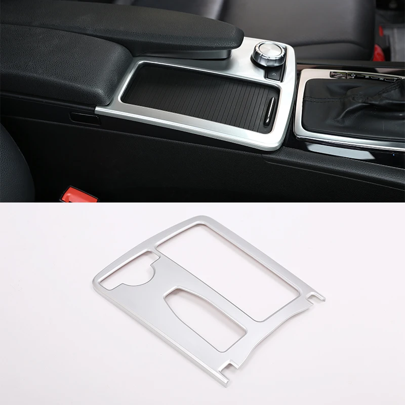 

LHD RHD For Mercedes Benz C Class W204 2008-14 Car ABS Central Console Cup Holder Frame Trim E Class Coupe C207 W212 2010-12