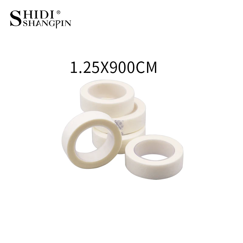 SHIDISHANGPIN 5 Stück Wimpernverlängerung, Papierflicken, Augenpolster, Wimpernverlängerung unter Patch, medizinisches Klebeband, Isolierung, weißes Klebeband