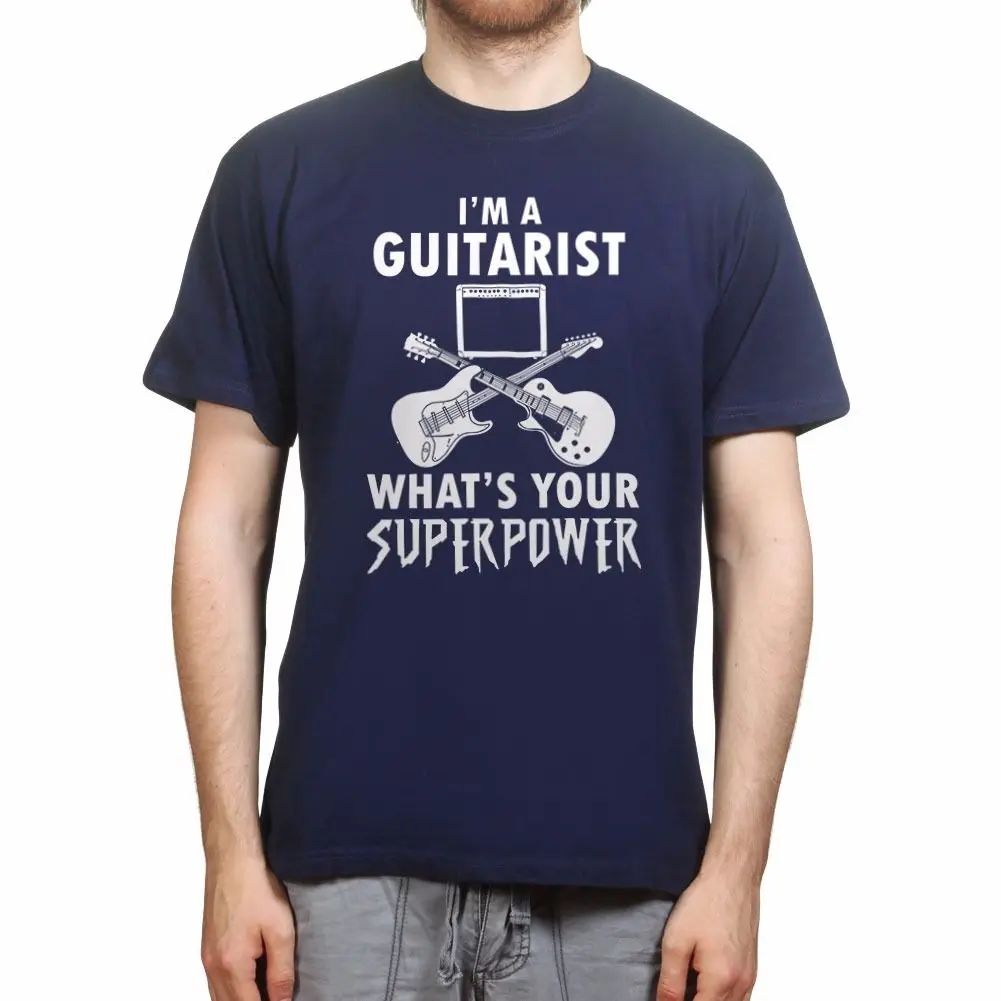 2019 Newest Fashion Guitarist Super Powers 59 Les Paul American Standard Strat T-shirt O-Neck Hipster Tshirts