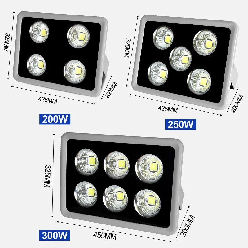 Ultra Bright LED Floodlight COB 100W 150W 200W 250W 300W 400W 500W 600W LED Flood Lights RGB Warm Cold White Flood Lighting