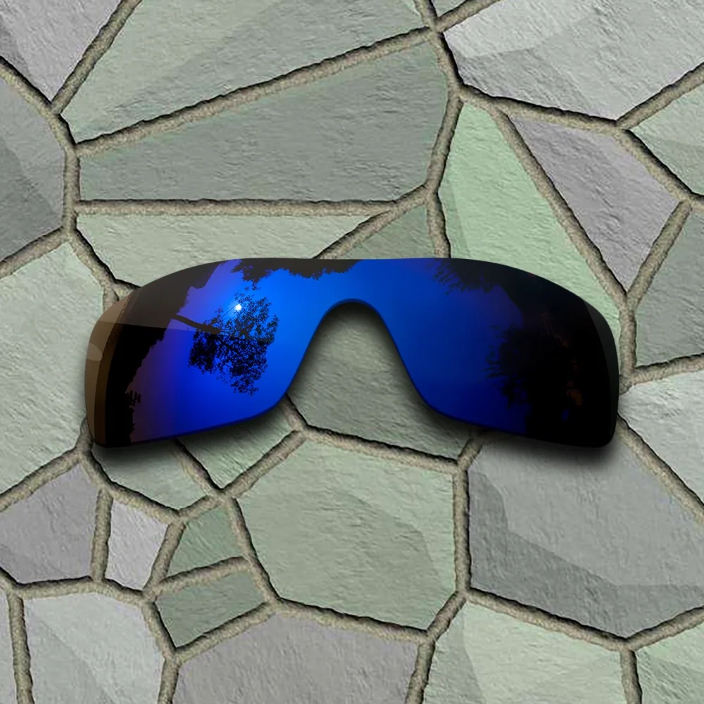 Violet Blue Sunglasses Polarized Replacement Lenses for Oakley Batwolf