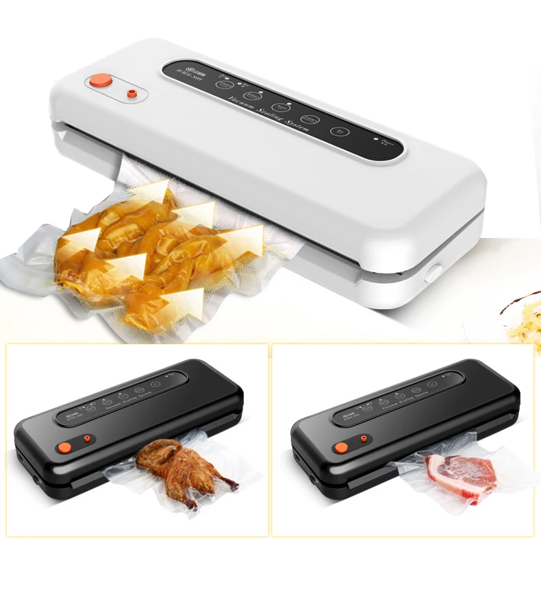 Food Vacuum Sealer Packing Sealing Machine, Including 15 Bags and Vacuum Bag Packaging Rolls