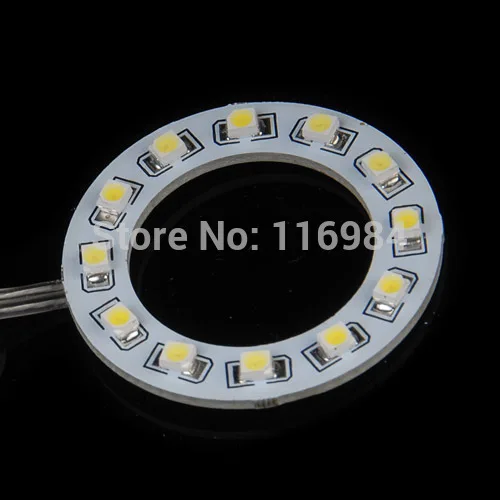 2PCS x  Car Led  Headlight 40mm 3528 12 SMD Angel Eyes Halo Ring Light  White/Blue/Yellow/Green/Red