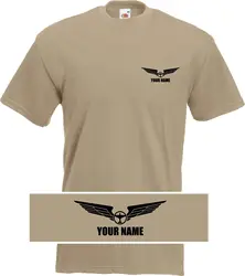 Aeroplane Pilot Personalised Wings Flight Custom Your Name T-Shirt 2019 Man'S O-Neck Design Adults Casual Fitted T Shirts