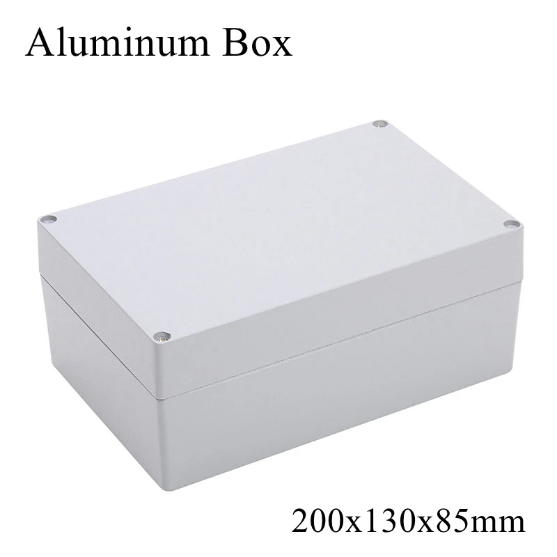 

FA12-1 200x130x85mm Waterproof Aluminum Junction Box Electronic Terminal Sealed Diecast Metal Enclosure Case Connector Outdoor