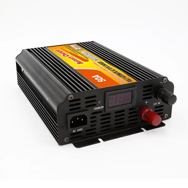 50A DC12V charge current AC charger factory offer AC110V or AC 220V