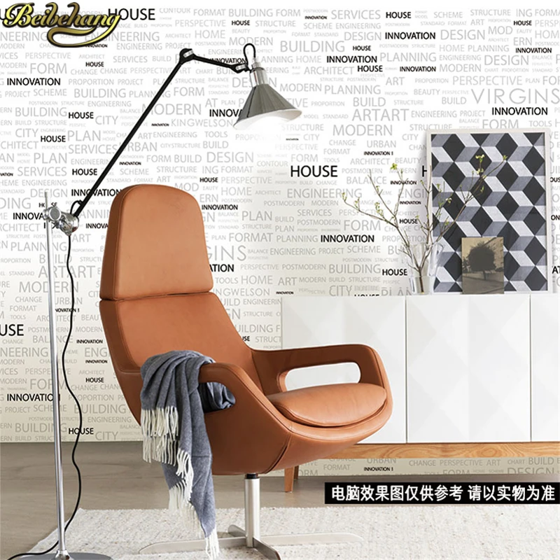 

beibehang papel de parede 3D wall paper roll Living room background Hotel KTV Modern white english letter wallpaper for walls