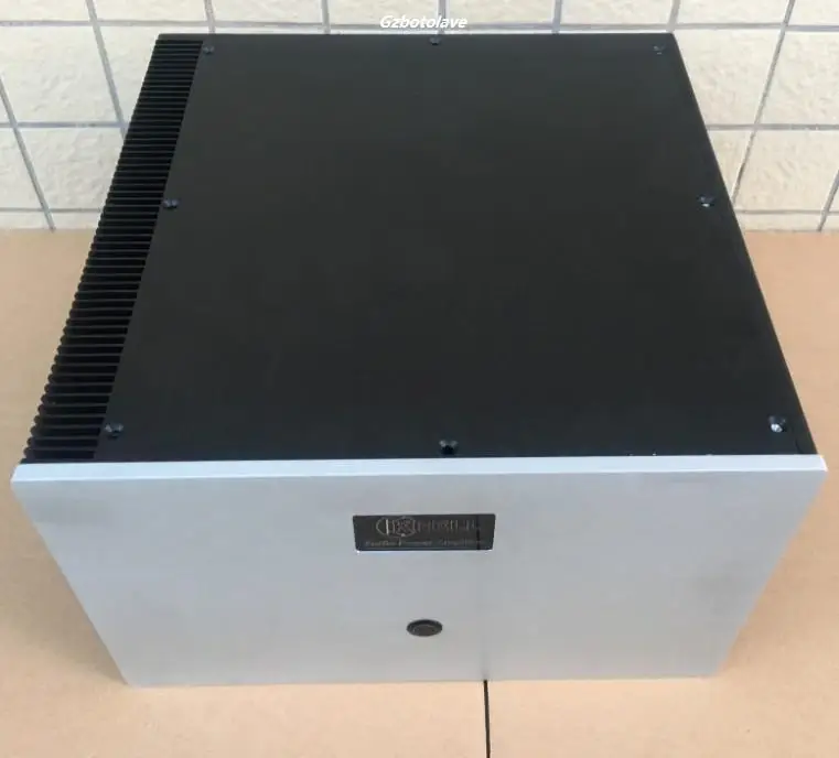 مكبر صوت أحادي من الفئة A باستخدام الحاسب الآلي صندوق مضخم هيكل من الألومنيوم مع مبدد حراري 320 مللي متر * 200 مللي متر * 311 مللي متر