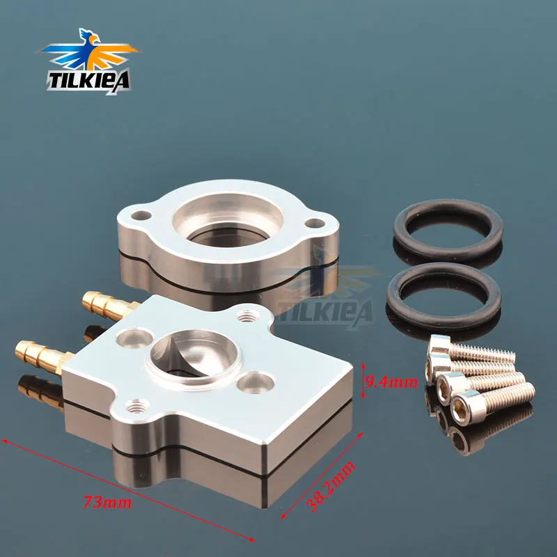 Aluminum water cool flange 22mm/25.4mm 7/8'' or 1'' for 26cc 29cc 30cc Zenoah RCMK gas marine engine rc boats