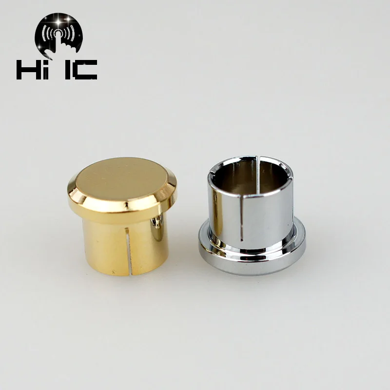 2pcs Protective Cover Gilded Rhodium Plated Covers Dust Cap Shielded Anti-oxidation for RCA  Socket Connector