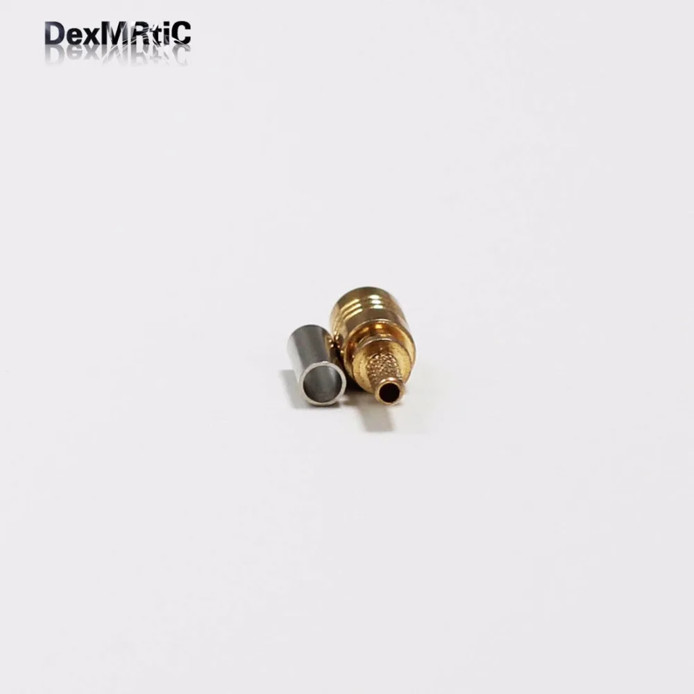 1 pc Baru SMB Perempuan RF coax Connector Crimp Untuk RG316, RG174, LMR100 Lurus Goldplated Grosir