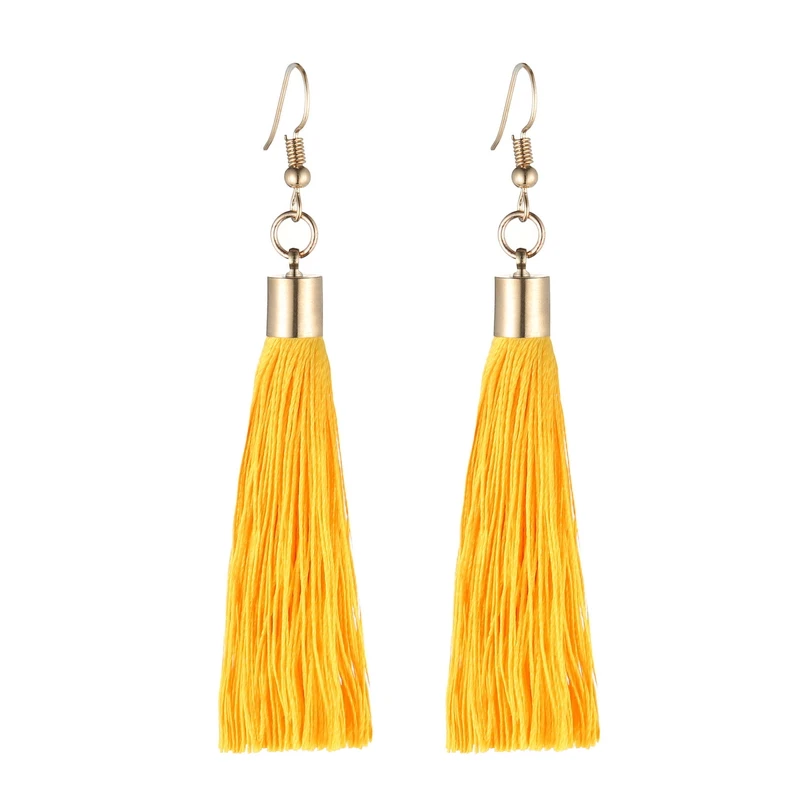 LOVBEAFAS Fringe Quaste Ohrringe Für Frauen Gold Farbe Vintage Lange Tropfen Baumeln Ohrringe Mode Hochzeit Schmuck Party Geschenk – Detail 15