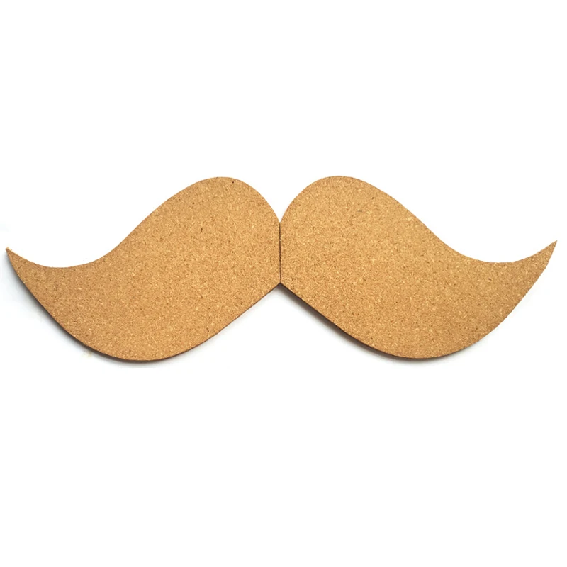 

Black Fake Moustache Party DIY 2pcs Cork Board Bulletin Board Message Board Soft Wood Wall Board