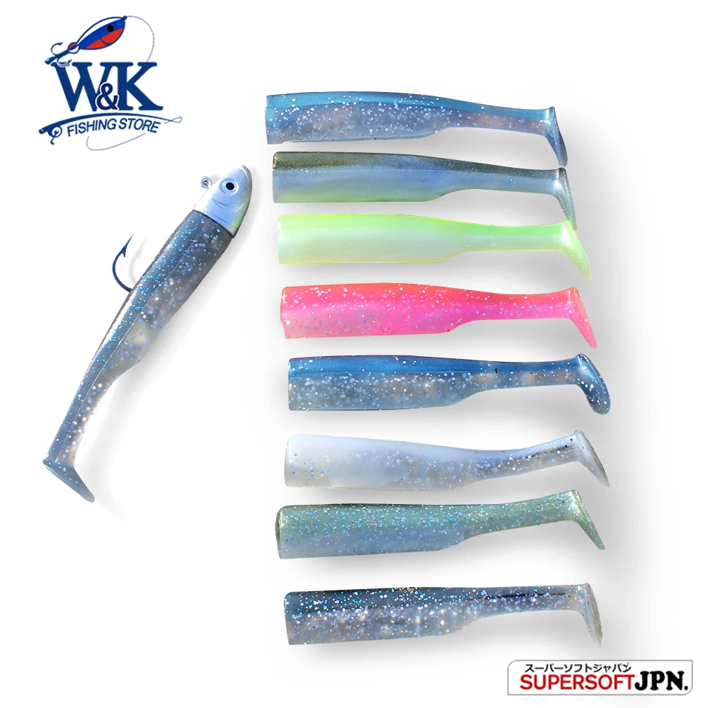 Slinky Shad 22g Jig Head 2pcs/lot at 3/0 Jig Hooks for Shad Weighted Inshore Fishing Lure JIG Head Soft Lures JIGS