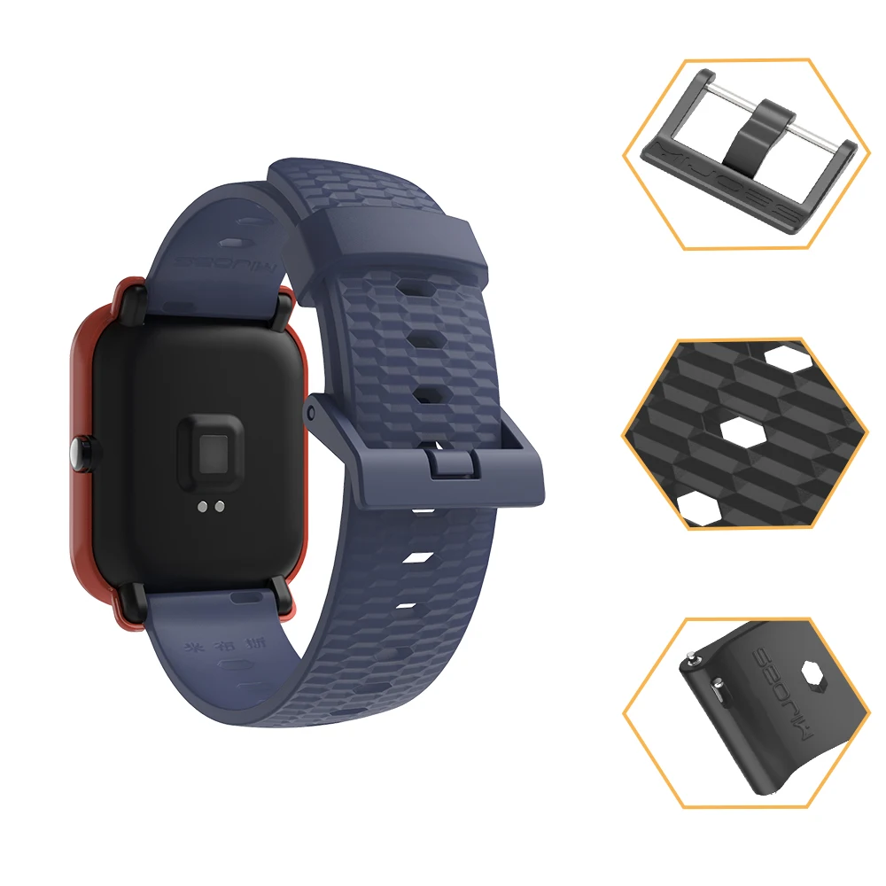 Ремешок для Amazfit GTS 22 мм 20 мм Ремешок для Xiaomi Huami Amazfit Bip Pace Смарт-часы Браслет Браслеты Amazfit GTR 42 мм
