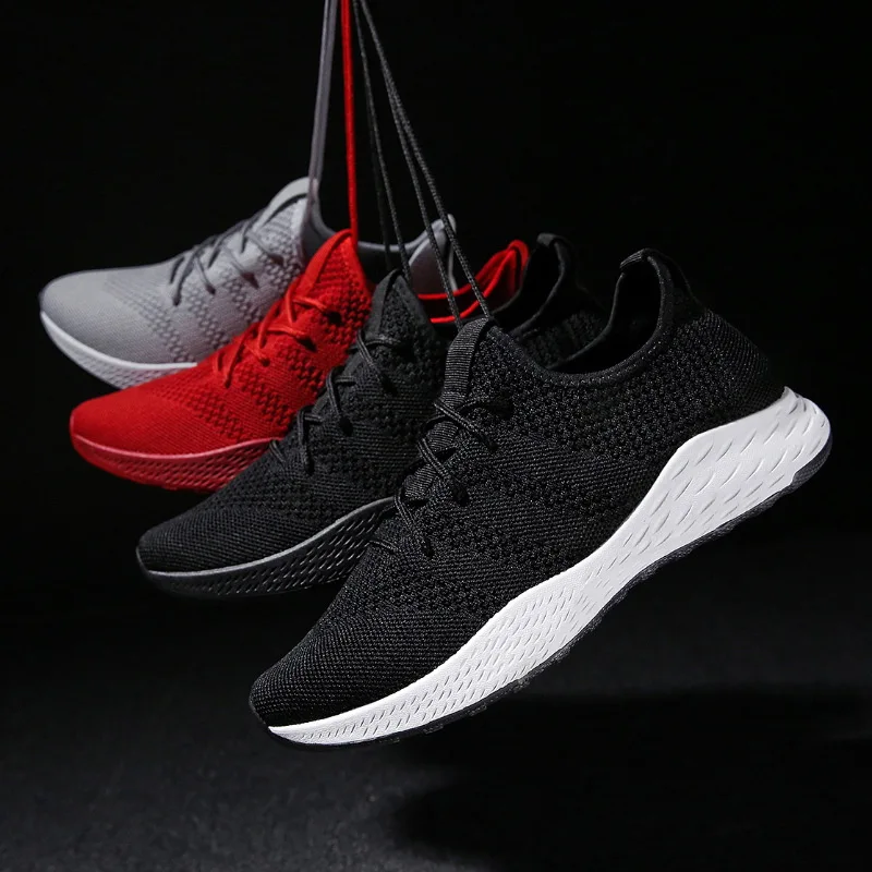 Men Running Shoes Sports Basketball Shoes Breathable Nets Anti Men Shoes Version Teenage Student Fitness Jogging Sneakers