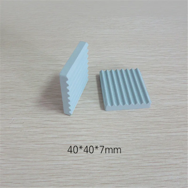 Router heat sink TV box heat sink silicon carbide ceramic sheet 40*40*4/5/7/8mm back adhesive