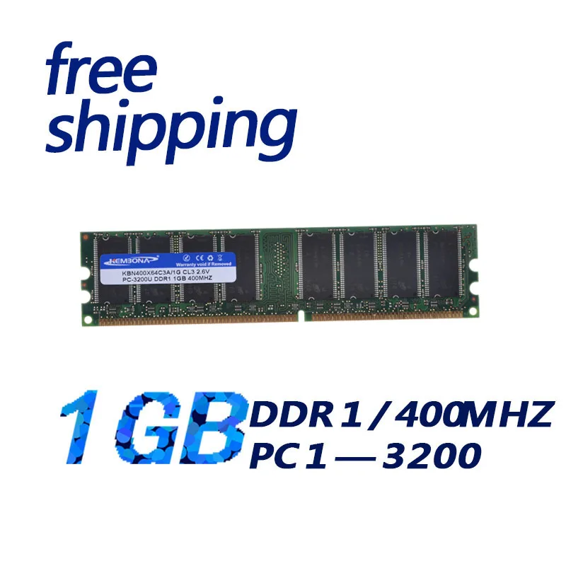 KEMBONA Trasporto Libero!!! nuovo 1 GB DDR 400 PZ 3200 400 MHz PIN Non-ECC desktop a bassa densità lavorare con tutti motherboard