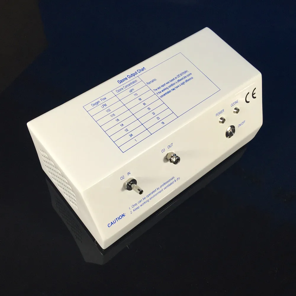 OZOTEK CE,EMC,ROHS Approved TITANIUM Electrode Ozonator Ozone Generator Machine with Concentration Up to 110ug/ml
