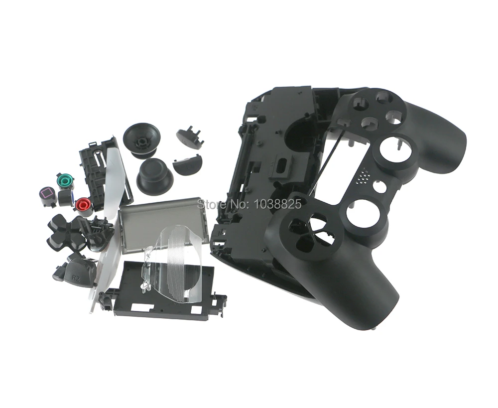 Capa rígida com botão de camuflagem verde militar, capa de proteção para parte traseira e dianteira para ps4 pro e controle